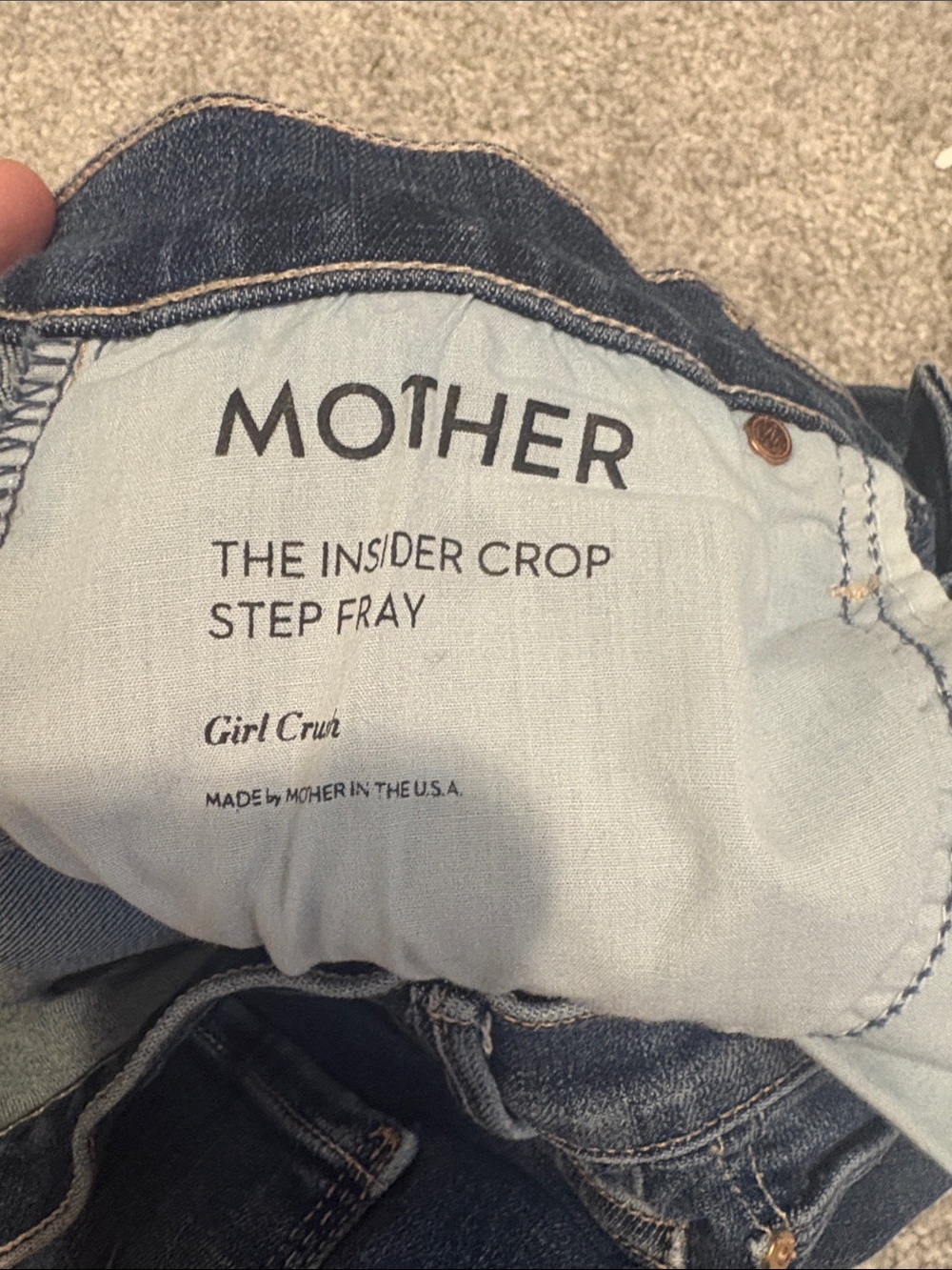The Insider Crop Step Fray in Girl Crush
MOTHER size 29 - Picture 8 of 10